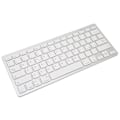 Miniatyrbilde 8 av 8: Trådløst tastatur Mini 78 taster Ultratynne bærbare hvite datamaskintastaturer for Android for OS X for IOS for WindowsItalian