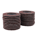 Miniatyrbillede 2 af 8: 20 stk sandpapir slibeskiver 80 grit 100x16mm flade slibeskiver slibende slibeskive