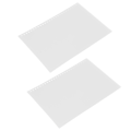 Pikkukuva 3 / 8: B5 26 Paper Cover Frosted Translucent Waterproof Rollable PP Page Binding Cover for Reports Presentations 50pcs White