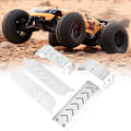 Pikkukuva 4 / 8: 5 kpl ruostumattomasta teräksestä valmistetun alustan suojalevyn suojalevy sopii TRAXXAS X-MAXX 1/10 RC -autoon