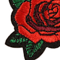Miniatyrbilde 7 av 8: Rose Patch 1,6x1,5in Lys Farge Enkelt å Bruke Holdbar Multi Purpose Jakke Patch for Klær Bag Sko