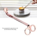 Miniatyrbillede 7 af 8: 1 stk Fashion Plating Rustfrit Stål Stearinlys Hjerte Clip Wick Trimmer Sakseværktøj (roseguld)