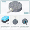 Miniatyrbilde 5 av 5: Akvarium 4 Cm Luftstein Boble Disk Diffuser Utløserverktøy For Luftpumper Akvarier Bøtter Små Dammer Og Dwc Tanker, Sett Med 4