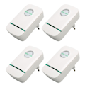 Miniatyrbilde 7 av 8: 4 STK Strømsparer Intelligent flammehemmende lavt forbruk strømspareboks for hjemmet 90‑240V EU-støpsel