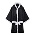 Miniatyrbillede 1 af 5: Konkurrence Trænings Boksning Robe til Unisex Kickboxing Uniform L Sort