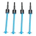 Pikkukuva 1 / 8: 4 kpl RC Metal Universal CVD Drive Shaft Set Tamiya TT02B 1/10 RC Auto Upgrade Osia Sini