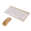 Pikkukuva 3 / 8: Smart Wireless Keyboard Mouse Kit Hiljainen LED-ilmaisin Vedenpitävä Power Kompakti Näppäimistö Set Office Goldille