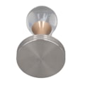 Miniatyrbillede 8 af 8: Kaffe Tamper i rustfrit stål i fødevarekvalitet, krystalkugle, kaffepulverhammer til køkkenbutik, guldsøjle 51 mm/2 tommer