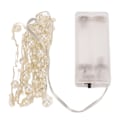 Miniatyrbillede 4 af 8: 4 stk Perler String Lights Hvide Perler DIY Attraktivt dekorativt plast Metal Lavspændings LED String Lights