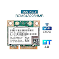 Miniatyrbild 2 av 5: BCM943228HMB WiFi-kort Nätverkskort Dual Band 300Mbps Bluetooth4.0 802.11A/B/G Mini PCI-E Laptop WL