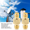 Miniatyrbild 2 av 8: 2st RF-omkopplare hona till hona Radio SMA koaxialadapter Tvåvägs huvudkopplingskontakt