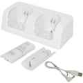 Miniatyrbillede 3 af 5: Dobbelt Opladestation til Nintendo Wii Remote-kompatibilitet, Wii Opladestation, Nintendo Gamepad Oplader med 2 x 2800 mAh Genopladelige Batterier