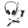 XD1000 USB-headset 3,5 mm brusreducerande mikrofon Kundtjänstheadset för Skype Webinar Call Center