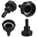 Miniatyrbillede 4 af 5: Tankslangeadapter Plast IBC Tank Adapter Haveslange Adapter Fittings Værktøj 60mm Gevind Import til 1,5\"(38mm) Tilslut Slange (Pakke med 1)