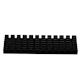 Miniatyrbillede 7 af 8: M.2 SSD 2280 PCIE Solid State Drive Heat Sink Cooling Fine 70x22x6mm til desktops Sort