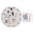 Miniatyrbild 1 av 8: CT19 färgglada RGB-ljus Bluetooth högtalare Glödlampa Bluetooth -kort med fjärrkontroll