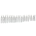 Pikkukuva 1 / 8: 20 kpl / laatikko Long Strip Fishing Sinker Lure Weight -kalastustarvikkeet