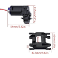 Miniatyrbillede 4 af 5: Samlet transmissionsmotorsæt til 1/18 RC Crawler Car TRX4M
