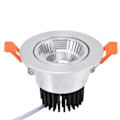 Miniatyrbillede 7 af 8: Downlight retningsbestemt vinkelmodulation Flushbonading varmt lys 3000K LED Downlight 100‑264V