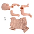 Miniatyrbild 5 av 8: 21 tums Reborn docka kit mjuk vinyl simulerad DIY omålad docka delar mögel tillbehör för barn