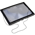 Miniatyrbild 5 av 5: Handsfree A4 helsidesförstorare med 4 LED-lampor, 3x förstoring - Perfekt för äldre och synskadade