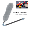 Miniatyrbild 7 av 8: Ull Paintball Barrel Enkel bomullspinne Squeegee Buffer Rengöringstillbehör (grå)
