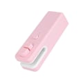 Miniatyrbilde 1 av 3: Mini Håndholdt Poseforsegler for Chips, 2 i 1 Mini Poseforsegler med Kutter og Magnet, liten Vakuumforsegler for Plastposer, Snackposer - JRSZ Rosa