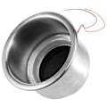 Miniatyrbillede 1 af 5: LED Lys Drikkeholder LED Forsænket Rustfrit Stål Kop Drikkeholder Kopform Til Bil Marine Båd