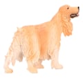 Miniatyrbillede 6 af 8: Cocker Spaniel-figurer Simulering Pædagogisk Let at Vedligeholde Hunde Figur til Børn Legetøj og Indretning PL127‑1543 Gul