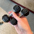 Miniatyrbillede 2 af 5: 2 stk. Moderne Børne Vægt Sæt Legetøj Dumbbells til Småbørn Som Vist