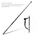 Pikkukuva 7 / 8: Retractable Lightweight Fishing Landing Net Rod Round Stretch Brail Pole Tools Accessories5.4m/17.7ft