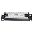 Miniatyrbillede 2 af 5: CAT6 8 Porte Patch Panel Rack Netværk 10 Tommer 1U Rack med RJ45 Stik