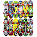 Miniatyrbillede 1 af 5: 10 Samleobjekter Fingerboards Sæt til Skate Entusiaster Børns Legetøj Aldre 6+