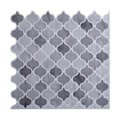 Miniatyrbild 1 av 5: Kakelplattor 30x30cm, 1 Styck 3D Självhäftande Väggplattor Självhäftande Stänkskydd Kakel Köksväggdekaler Självhäftande Kakel Badrumsväggbeklädnad - Damask Grå