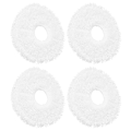 Miniatyrbilde 8 av 8: 4 stk. Sweeper Mop Pad Fiber Rengjøring Mop Kluterstatning for DEEBOT X1 Feiing Robot