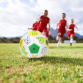 Miniatyrbilde 6 av 8: Barn Utendørs Lek Trening Størrelse #2 Fotball Barn Sport Kamp Fotball 13cm/5.1inch Letter