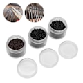 Miniatyrbilde 8 av 8: 3 flasker 3,0 mm silikon Micro Links Rings Beads Small Comfortable Hair Extension Tool (1#/3#/5#)
