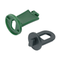 Miniatyrbillede 5 af 8: 100 stk Drivhus Twist Clips Pladsbesparende Nem at bruge Robust plast Drivhus Plante Ophæng til Kurve Gryder Dåser