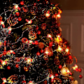 Miniatyrbillede 5 af 5: Jule LED Slikkepind Lys Kæde, 3 meter 30 LED Batteridrevne Lys med 8 Blinkende Tilstande, Lysdekoration til Jul, Sankt Nikolaus Dag, Bi