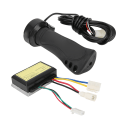 Miniatyrbilde 7 av 8: 12V 250W 3-ledningsbørstekontroller Forlenget kabelhåndtaksett elektrisk sykkelstyre