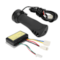 Miniatyrbillede 7 af 8: 12V 250W 3-ledningsbørstecontroller forlænget kabel-håndgrebssæt elektrisk cykelstyr