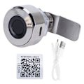 Miniatyrbild 4 av 8: Bluetooth Fingerprint APP Lås Set Zinc Alloy Möbel Lådlås för hemmakontor