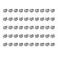 Miniatyrbilde 2 av 8: 50 stk. Wire Thread Insert Brace Bushing Skruehull Reparasjon Trimningsverktøy US Unit 6‑321D