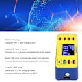 Miniatyrbillede 6 af 8: 8 Port Ladestation 40W Hurtigopladning Multi Port USB Hub Oplader med LCD Digital Display 100‑240V EU-stik