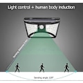 Pikkukuva 4 / 5: LED-aurinkovalaisin ulkokäyttöön, seinävalaisin, liiketunnistimella varustettu aurinkoturvavalo IP65 langaton johdoton vedenpitävä ulkovalo_SZXM