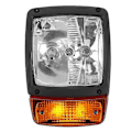 Miniatyrbillede 1 af 5: 24V Gravemaskine Front LED Forlygter Blinklys Lampe Indikator Arbejdslys kompatibel med Traktor Teleskoplæsser Lo