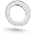 Miniatyrbild 4 av 4: 10 st Lampskärmsreduceringsring E27-omvandlare för lamphållare Vridbar plastlampskärmsmontering Brickadapterring A Vit