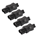 Miniatyrbild 7 av 8: 4st IEC320 C6 till IEC320 C5 power IEC320 C6 till C5 power Adapter Kontaktomvandlare för bärbar dator