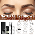 Miniatyrbillede 3 af 8: One Step Eyebrow Stamp Shaping Kit Eyebrow Powder Stamp Makeup Langvarig Buildable Eyebrow Makeup