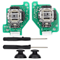 Miniatyrbild 1 av 8: Ersättnings 3D Analog Joystick Sensor Modul Potentiometer Tumstockar Set för WII U